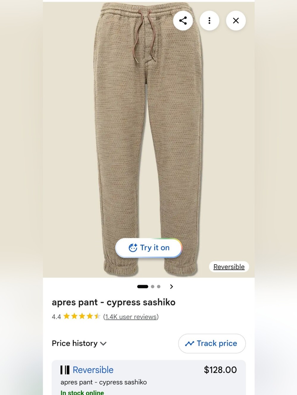 Taylor Stitch Waffle Knit Joggers Size XS Apres